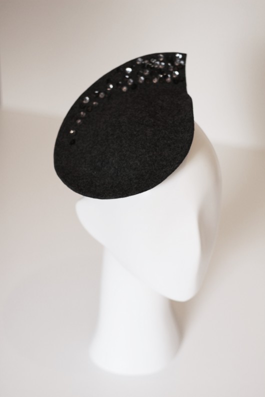 FASCYNATOR- Liść cekinami BOZKA Luxury Handmade