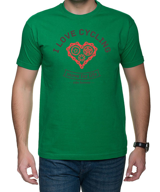 Koszulka T-SHIRT.  I love cycling studioixi
