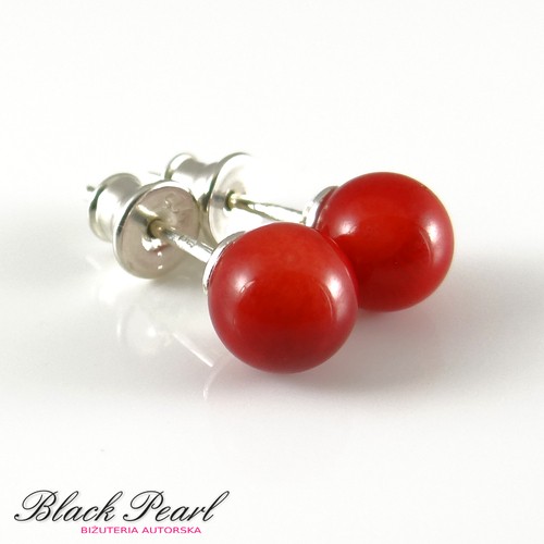 Coral Mini - kolczyki Black Pearl