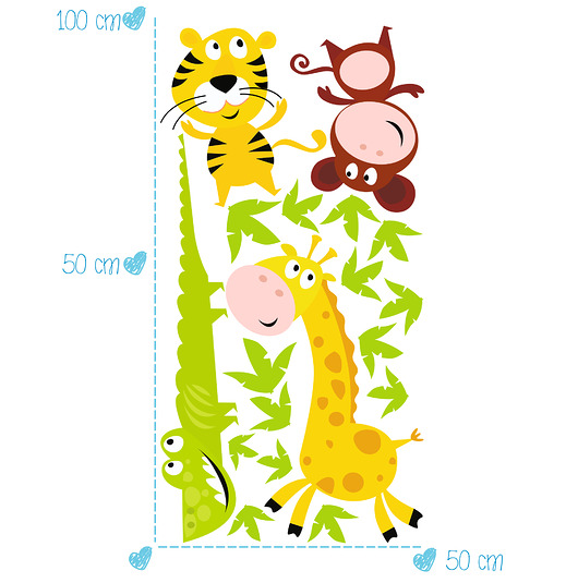 Komplet naklejek - Safari  100cmx50cm Make My Home