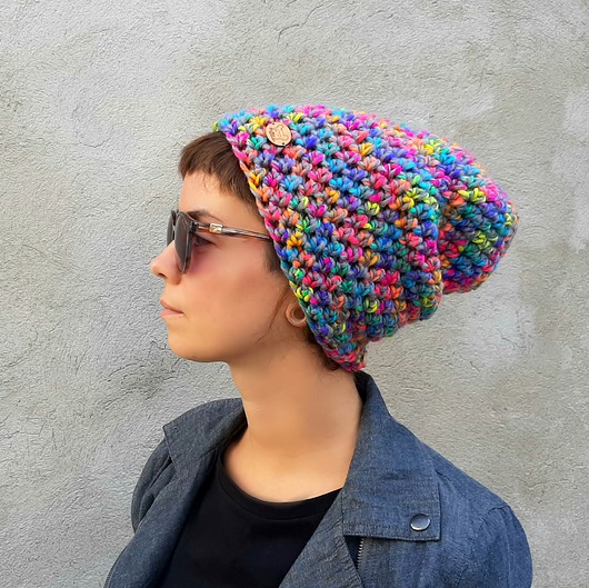 Czapka Hand Made No. 055 / beanie / szydło Mimi Monster