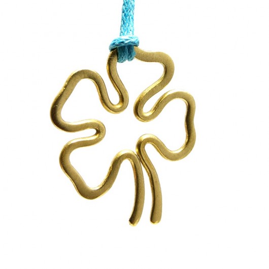 Clover - brass - wisiorek SHEandHE