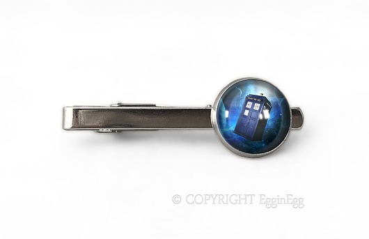 Doktor who Tardis - spinka do krawata - 0338 EgginEgg Men