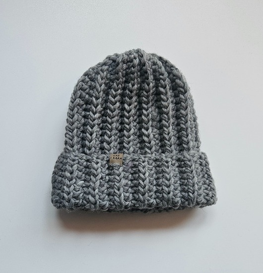 czapki damskie Czapka wełniana  szara