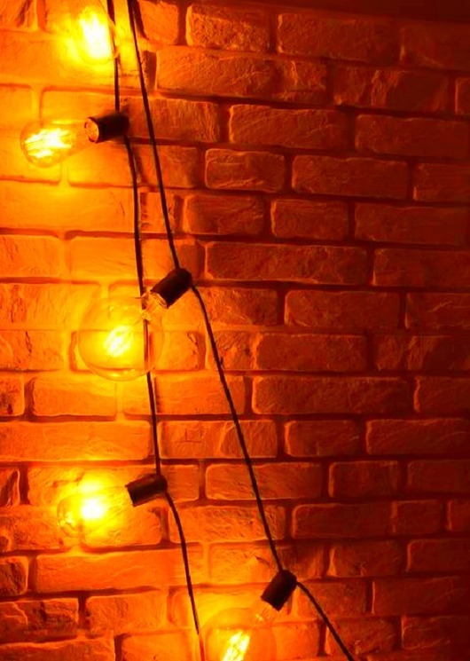 dekoracje świetlne Girlanda na żarówki wewnętrzna