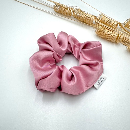 gumki do włosów Scrunchie/frotka Satyna Róż