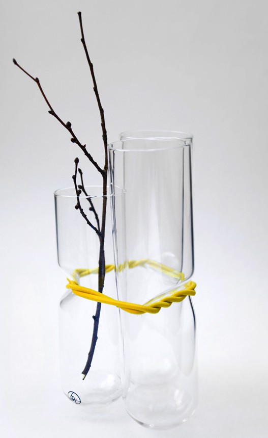 GROUP VASE yellow Agnieszka Bar Design