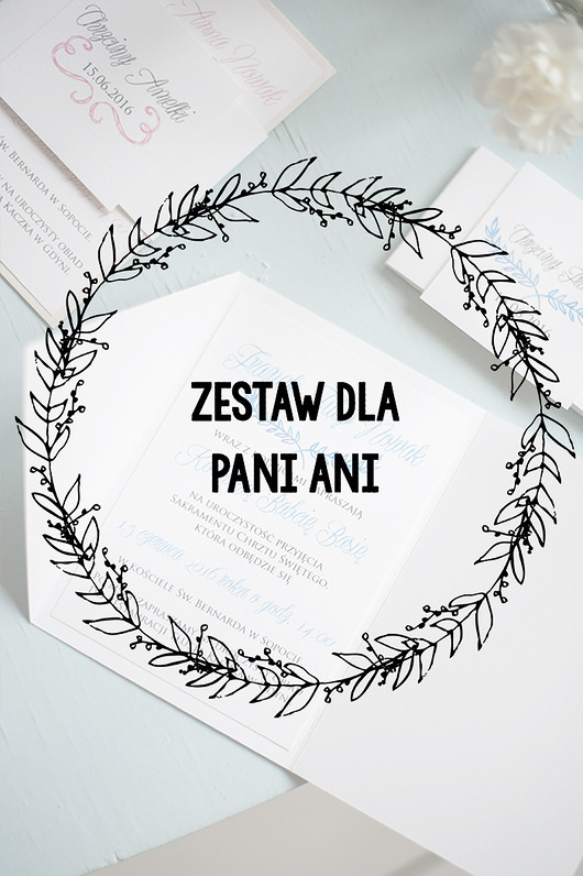 Dla Pani Ani! Zestaw LAUREL II Papel