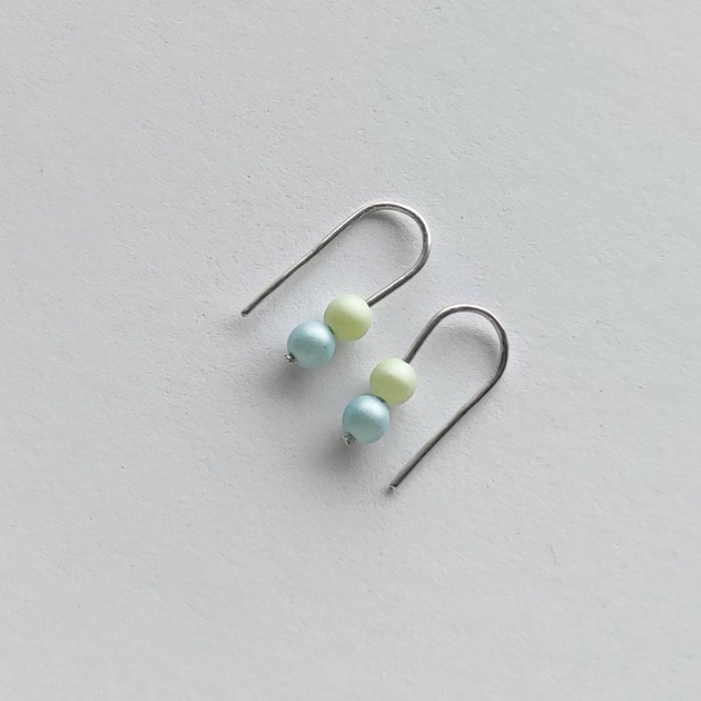 kolczyki z kamieniami Kolczyki OKRĄG