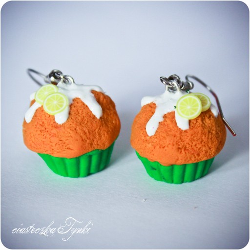 kolczyki muffinki ciasteczkatynki