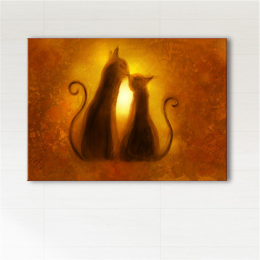 obrazy Obraz - Kotki - wydruk na płótnie