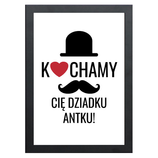 plakaty Plakat Wąs, prezent na Dzień Dziadka