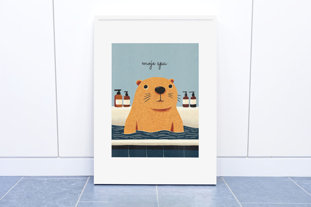 plakaty Plakat  ŁAZIENKOWE SPA 50cmx70cm
