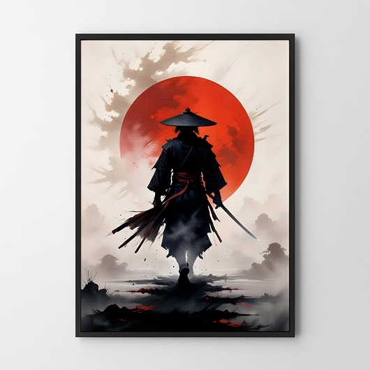 plakaty Plakat Wojownik Azja