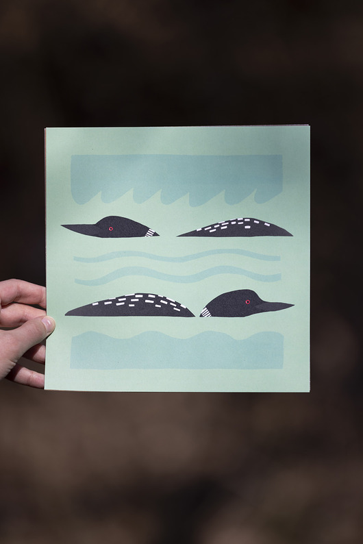 plakaty Print 21x21 cm, islandzkie nury