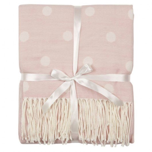 Koc w grochy Pink MIA home
