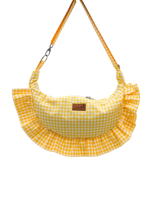 torby na ramię Torebka pieróg "Żółta kratka"