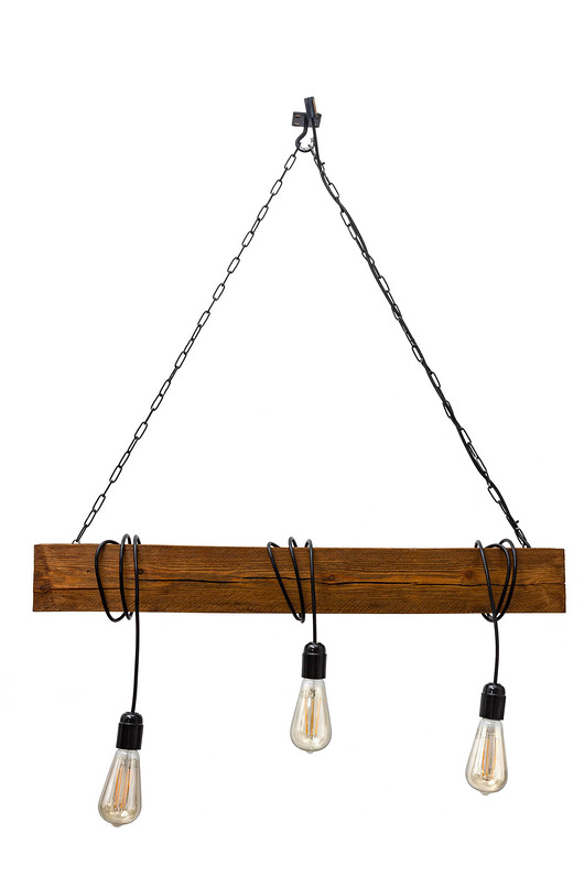Lampa wisząca sufitowa loft drewno Marlo Mabrillo