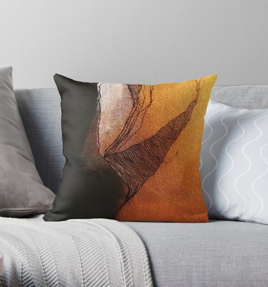 Poszewka dekoracyjna Dark Copper 45x45 cm ThinLine