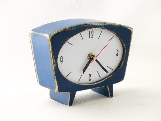 zegarek Sixty blue Clock Wood Studio