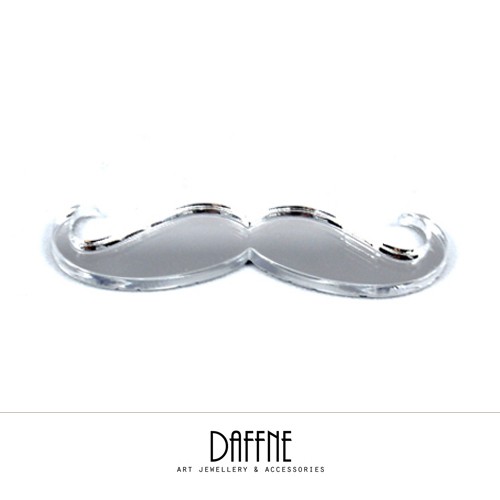 Broszka Mirror Gloss Mustache LOVINA PRINTS