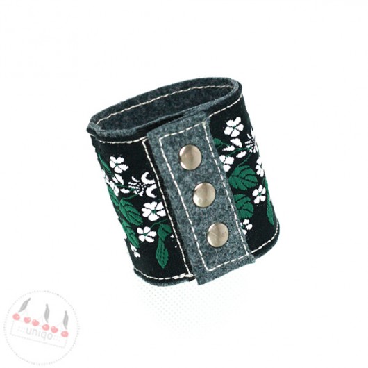 ::: CUFF mono GREEN ::: uniqo