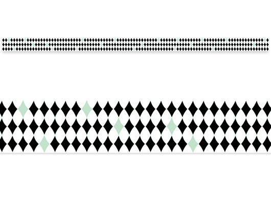 Tapeta Border ścienny Black Diamonds Humpty Dumpty Room Decoration