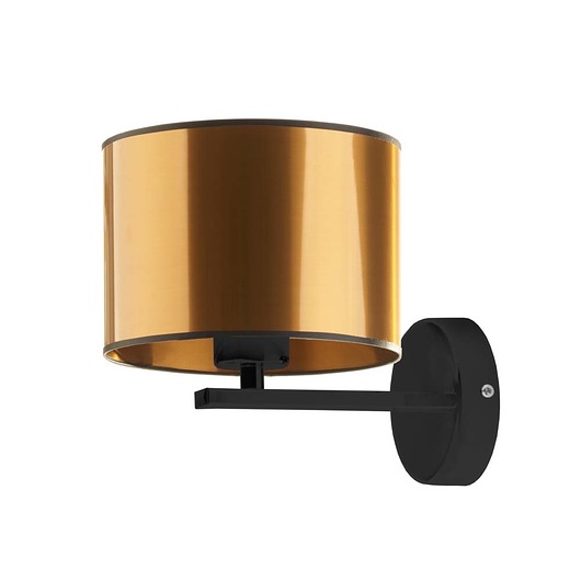 kinkiety Miedziano-czarna lampa ścienna w stylu loftowym MEDELIN MIRROR