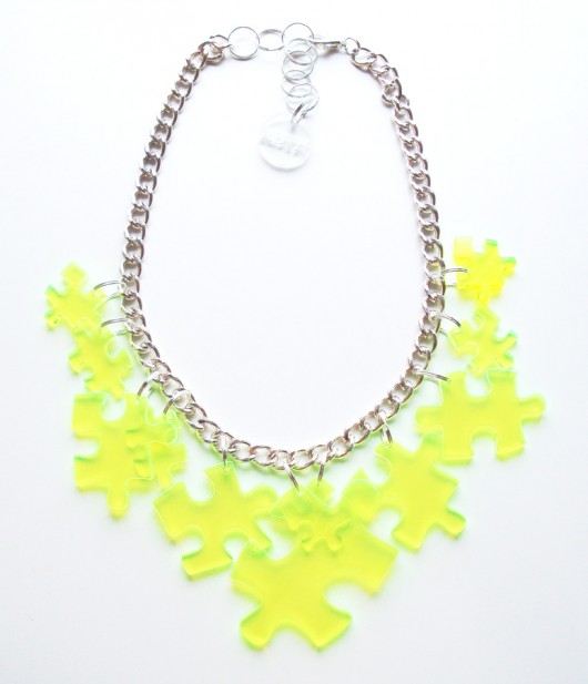 PuzzLove DeLuxe / kolia / żółty neon Monika Roth
