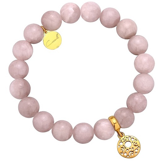 BRANSOLETKA: jadeit+srebro 925 pozłacane P3a Coccola JEWELLERY