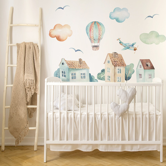 Boys World - Zestaw 6 - Naklejki Na Ścianę Dekoracjan