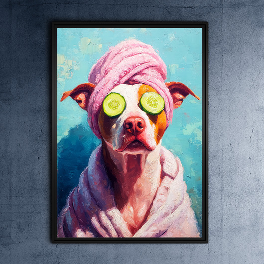 plakaty Pieskie SPA - grafika na plakacie