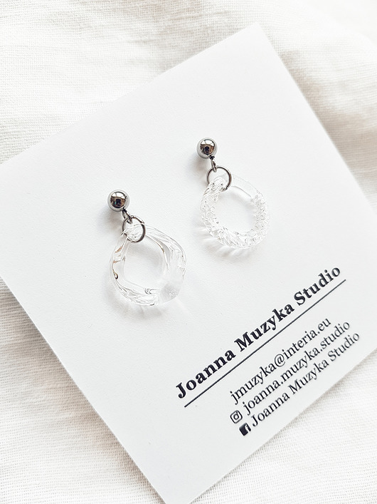 OCEANIC - kolczyki ze szkła Joanna Muzyka Studio