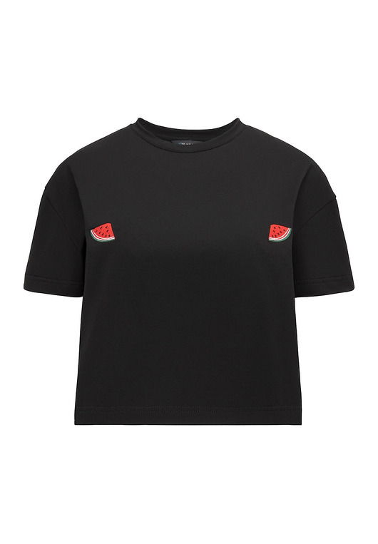 t-shirt damskie T-shirt Crop-Voil