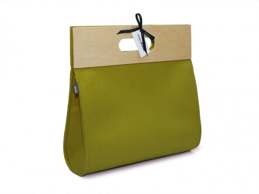 Big felt bag Olive moo studio