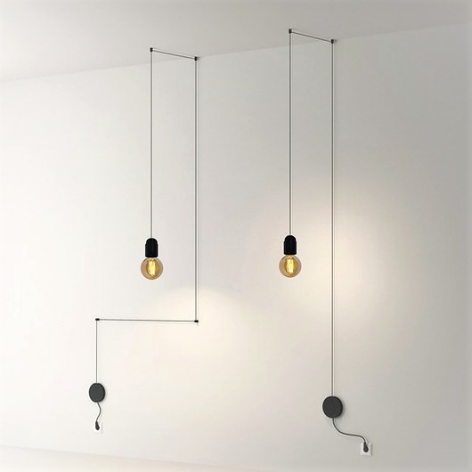 Lampa wisząca Cable black 4FunDesign