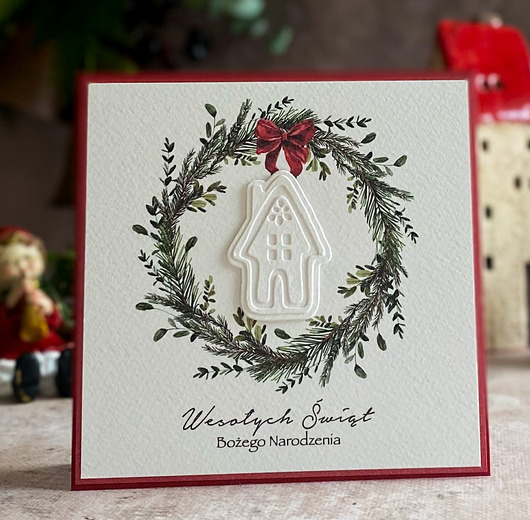 kartki świąteczne Personalizowana kartka na Boże Narodzenie, BN 28C