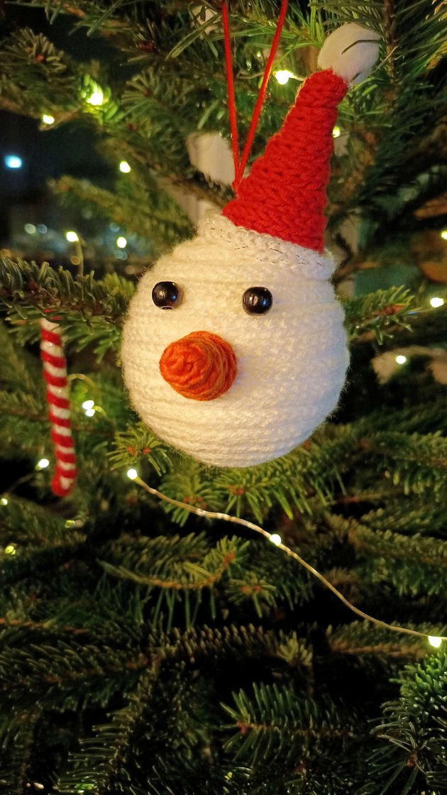 ozdoby choinkowe Bombka na choinkę - bałwan