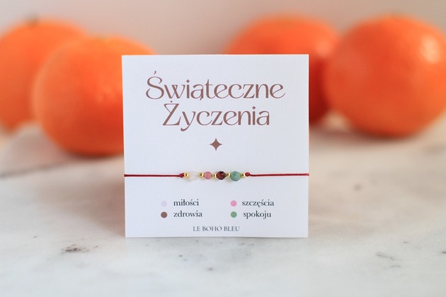 bransoletki na sznurku Świąteczne Życzenia!
