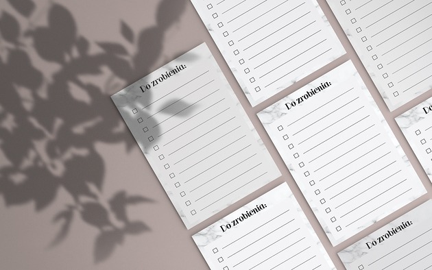 kalendarze i plannery Magnetyczny planer suchościeralny  do zrobienia