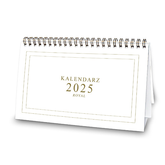 kalendarze i plannery Kalendarz biurkowy 2025 Royal na biurko stojący