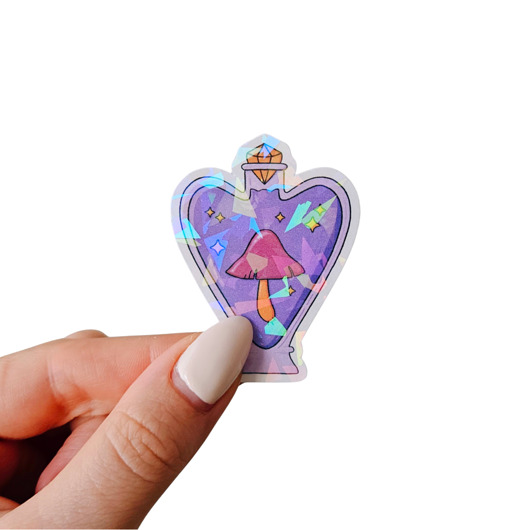 naklejki i wlepy Naklejka Holograficzna Magiczna Miksturka