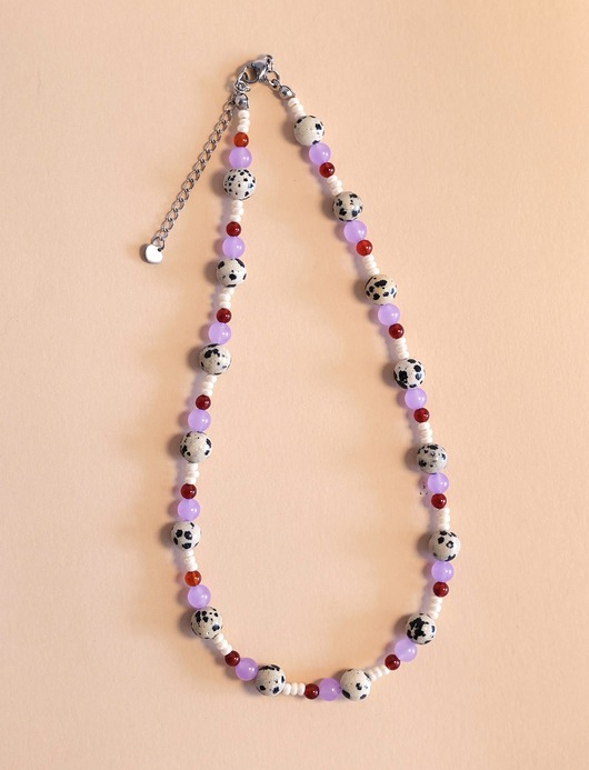 naszyjniki - inne Lilac Necklace