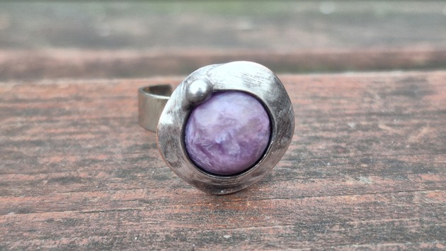 pierścionki - różne Czaroit - pierścionek regulowany