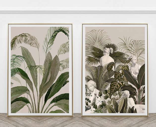 plakaty dwie grafiki 50x70 cm