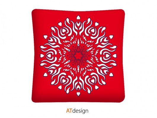 Poduszka z serii folk(o)lor - wiosna kolor4 AT design