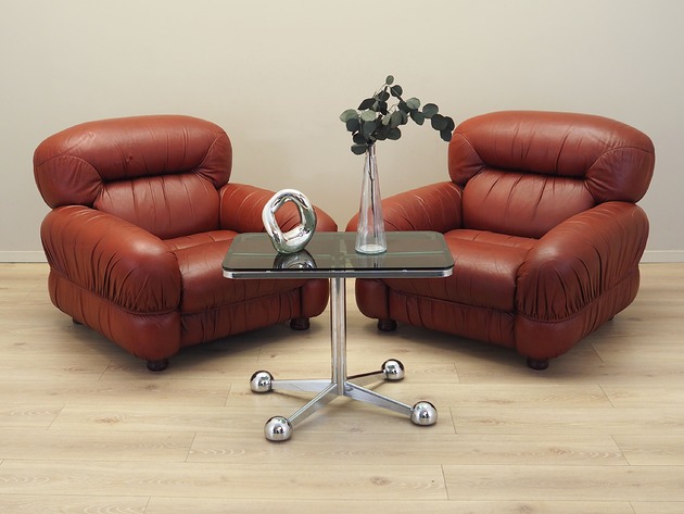 stoliki kawowe Stolik na kółkach, włoski design, lata 70, produkcja: Allegri