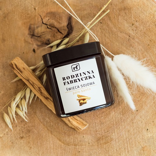 świeczniki i świece Świeca sojowa palo santo