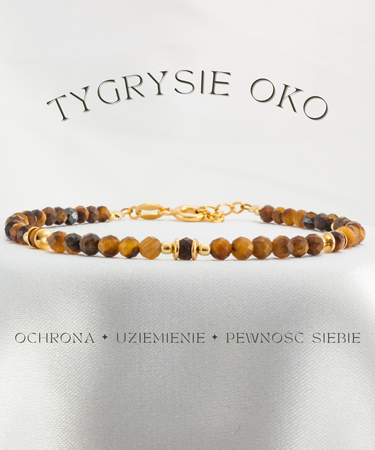 bransoletki z kamieni naturalnych Tygrysie oko Bransoletka
