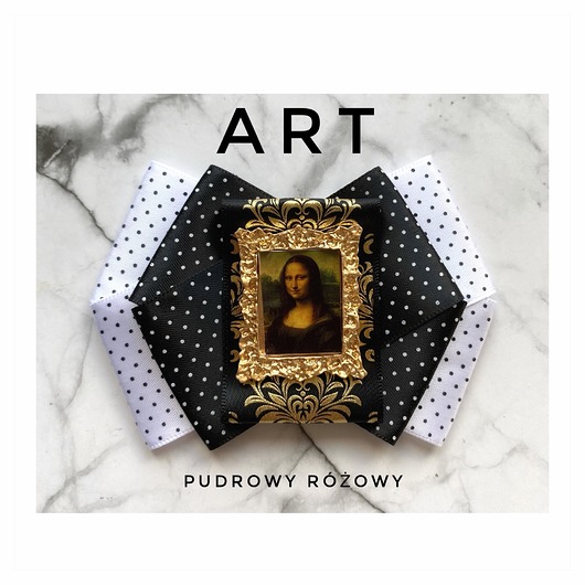 broszki Brosza  ART z obrazem Mona LisaNEW 1szt